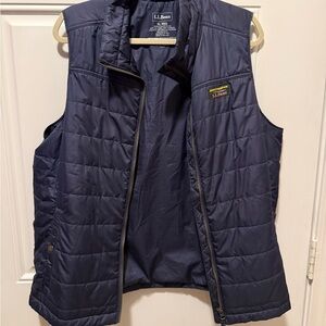 L.L. Bean Women's Navy Quilted Vest